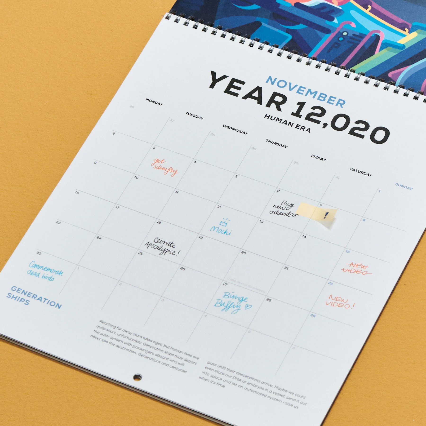 12,020 Human Space Era Calendar - Image 7