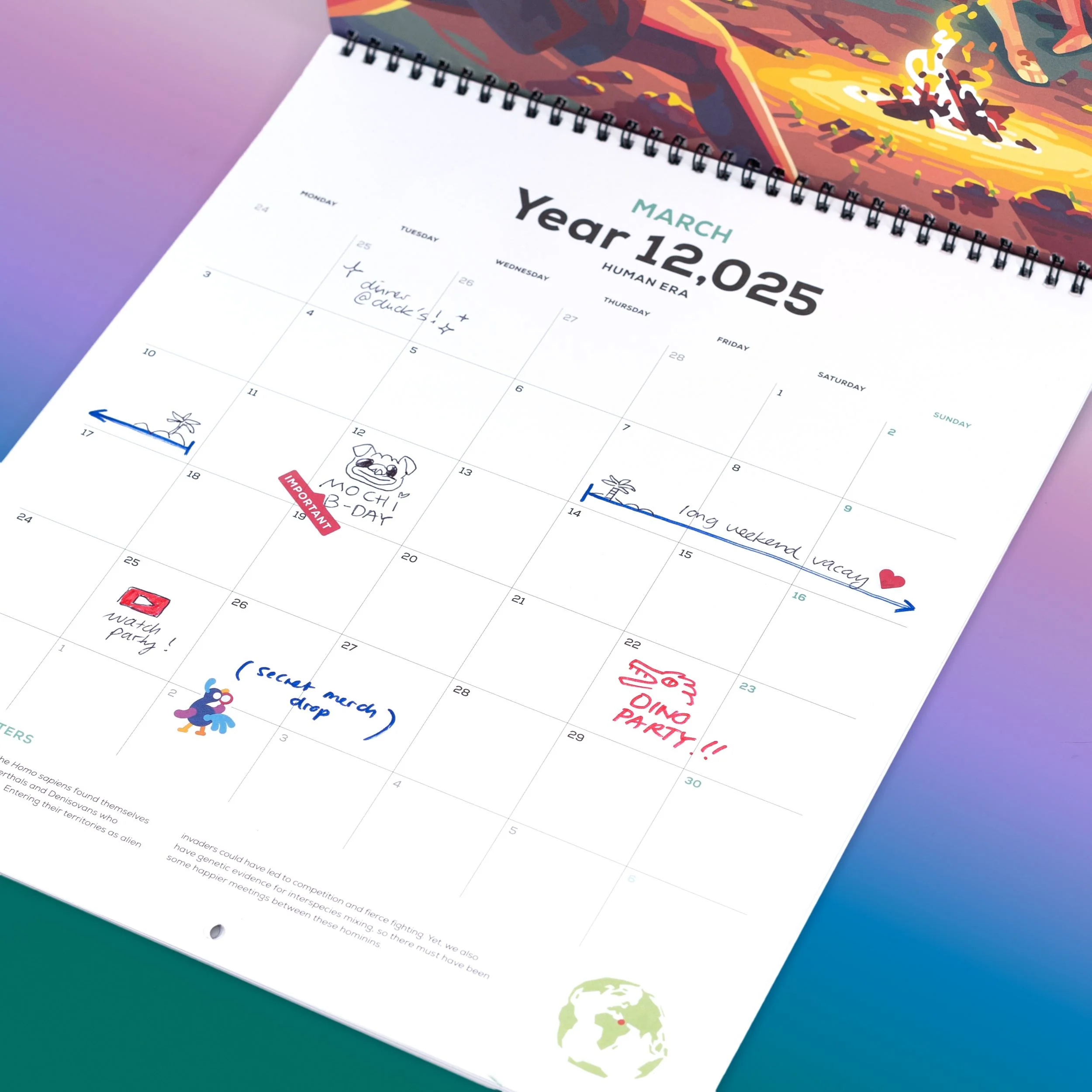 12,025 Human Era Calendar - Image 7