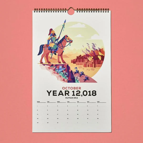 12,018 Human Era Calendar - Image 6