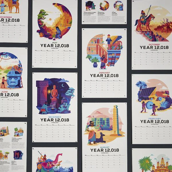 12,018 Human Era Calendar - Image 8